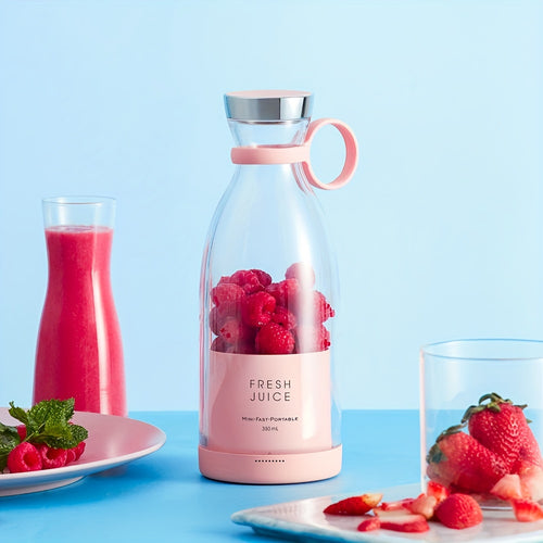 Mini liquidificador e espremedor de fruta elétrico portátil sem fios de 11,83 oz - perfeito para levar para qualquer lugar!