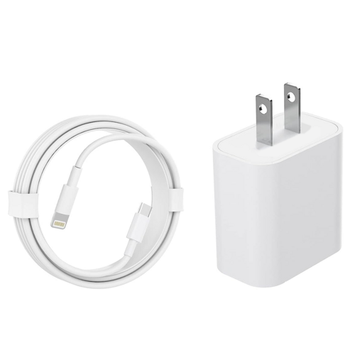 USB-C 20W PD Adapter with Cable – Fast Charger Kit for iPhone 11-14 & More