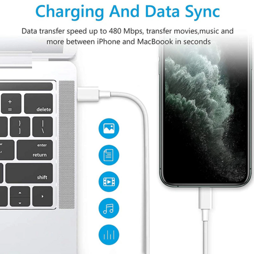 USB-C 20W PD Adapter with Cable – Fast Charger Kit for iPhone 11-14 & More