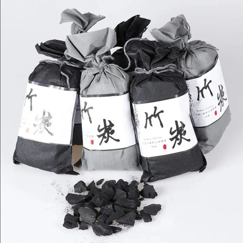 70g Bamboo Charcoal Air Purifying Bag – Natural Odor Absorber for Home, Car, and Closet