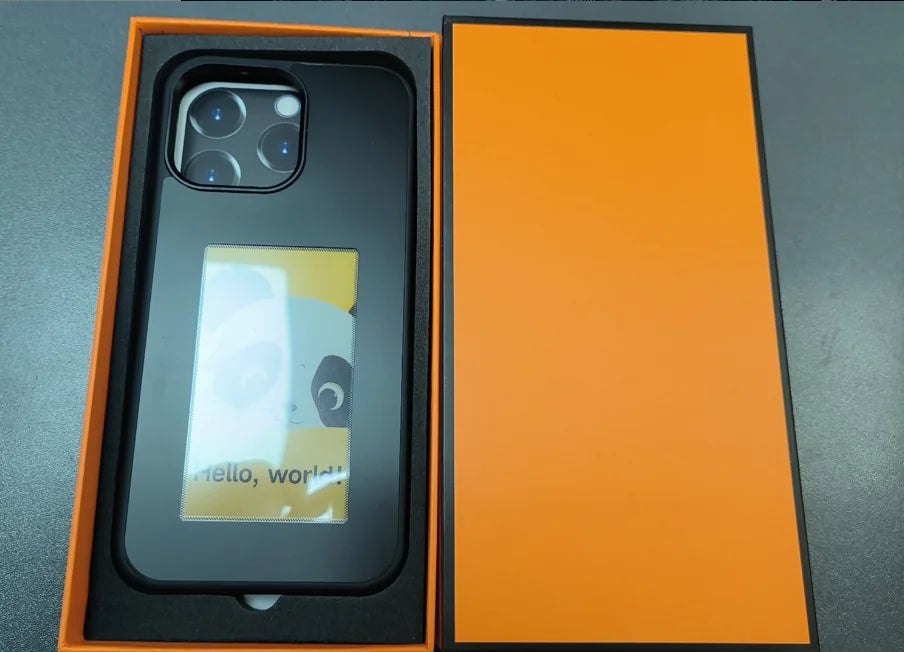 E-Ink Smart Phone Case – Customizable NFC-Enabled E-Ink Display