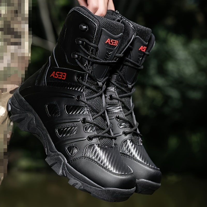 Botas de caminhada para homem – Calçado de caminhada antiderrapante e resistente ao desgaste