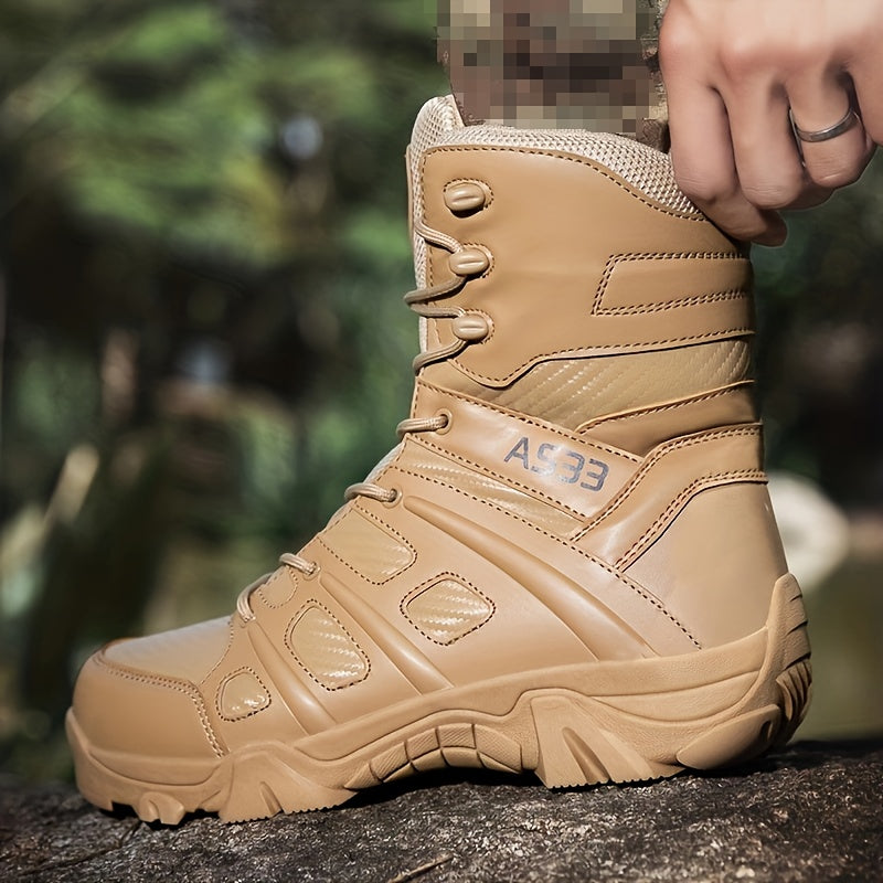 Botas de caminhada para homem – Calçado de caminhada antiderrapante e resistente ao desgaste
