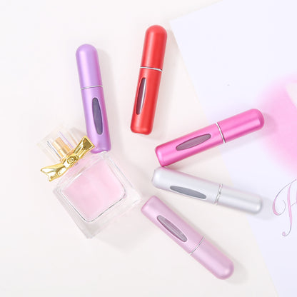 Mini atomizador de perfume portátil – frasco de spray de viagem recarregável de 5 ml