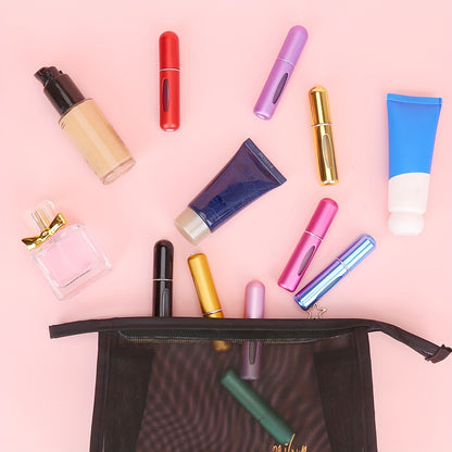 Mini atomizador de perfume portátil – frasco de spray de viagem recarregável de 5 ml
