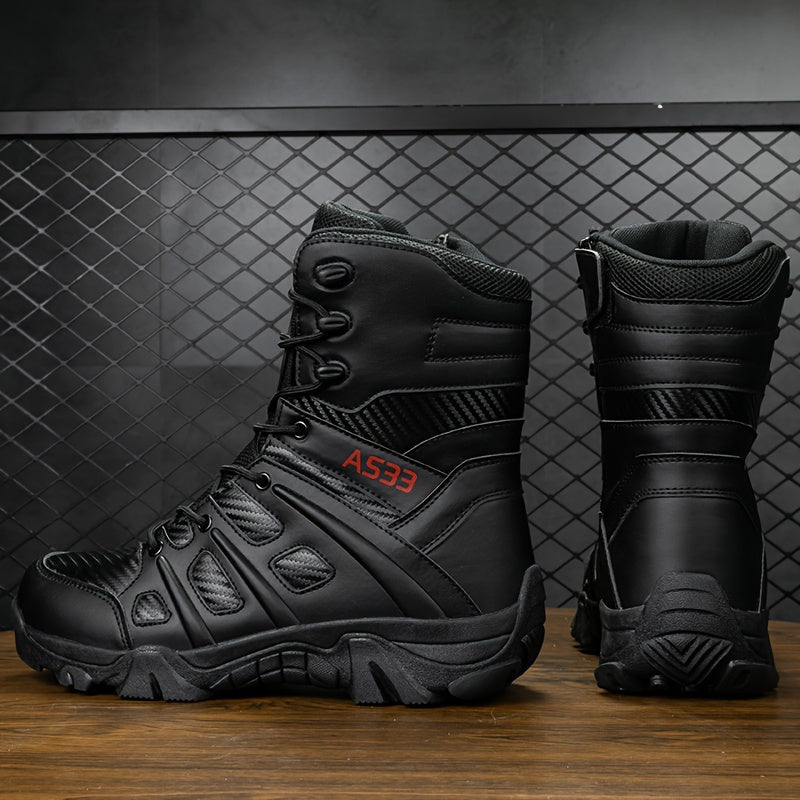 Botas de caminhada para homem – Calçado de caminhada antiderrapante e resistente ao desgaste
