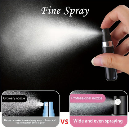 Mini atomizador de perfume portátil – frasco de spray de viagem recarregável de 5 ml