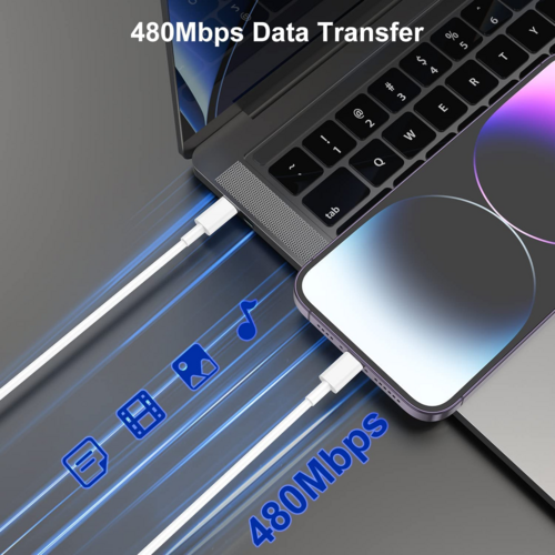 USB-C 20W PD Adapter with Cable – Fast Charger Kit for iPhone 11-14 & More