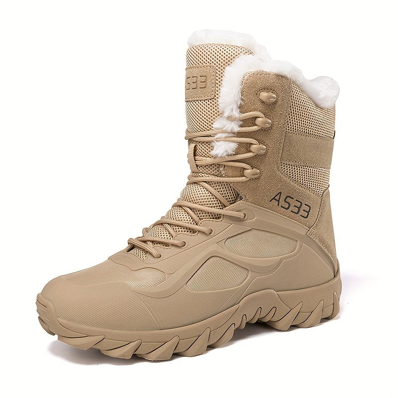Men's Tactical Hiking Boots – Shock-Absorbing, Non-Slip Rubber Sole, Ergonomic Design, All-Terrain, All-Weather