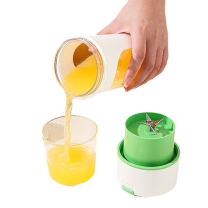 Portable USB Rechargeable Electric Juicer Blender – 380ml Wireless Fruit Smoothie Maker