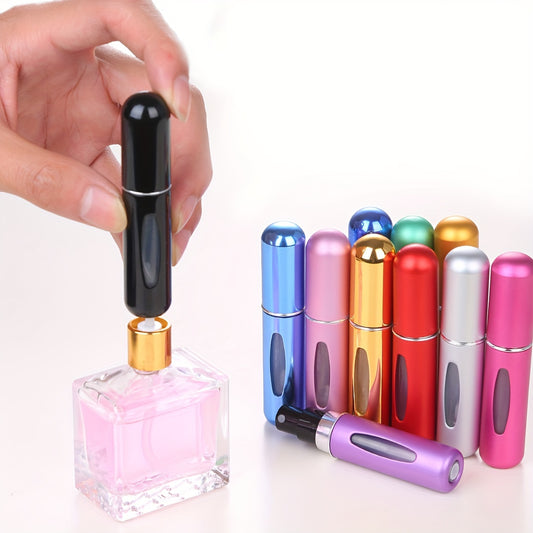 Mini atomizador de perfume portátil – frasco de spray de viagem recarregável de 5 ml