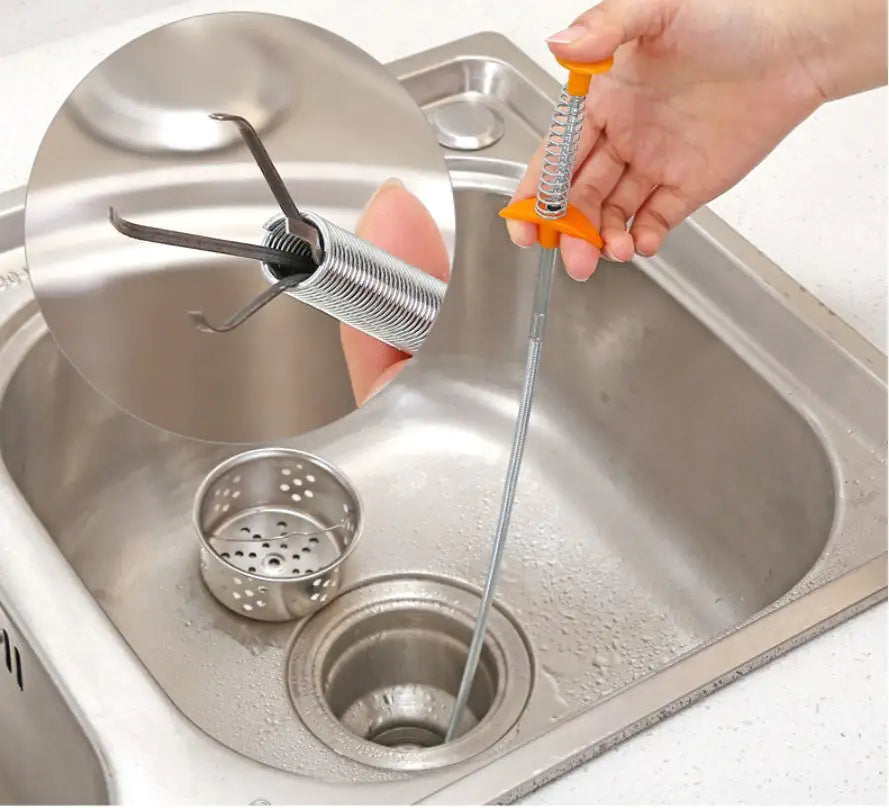 Clog Buster – Ferramenta de limpeza de esgotos de 60 cm