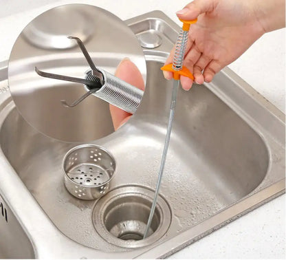 Clog Buster – Ferramenta de limpeza de esgotos de 60 cm