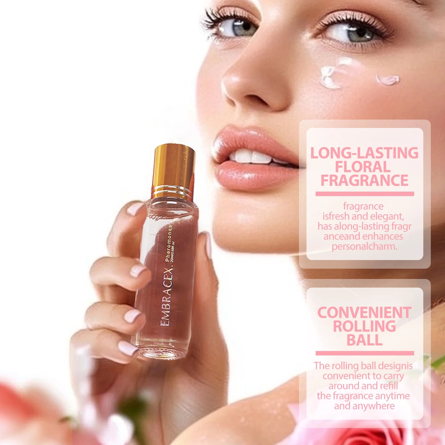 Óleo essencial de perfume com feromona (20 ml) – Aromatizador de ambiente natural de longa duração para automóvel e viagem