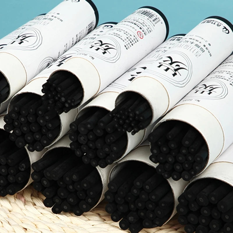 Vine Charcoal Medium Sketch Set – 25 pcs (Drawing / Shading / Blending)