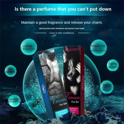 10 ml Unisex Pheromone Ball Perfume – Long-Lasting Essential Oil Fragrance