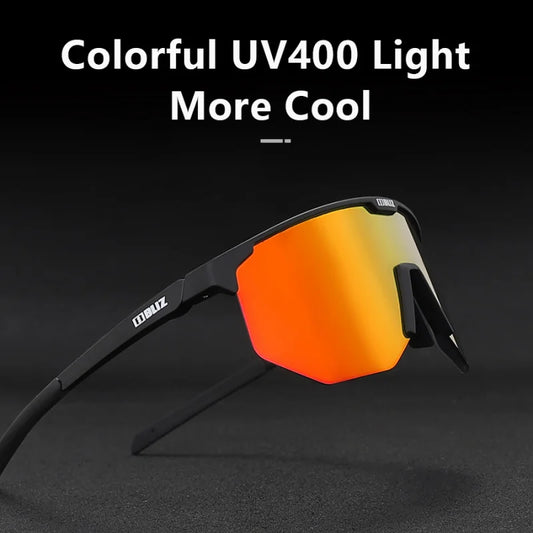 B BLIZ HERO Photochromic Cycling Glasses MTB Road Cycling Goggles Windproof UV Protection Sunglasses Polarized Sports Eyewear