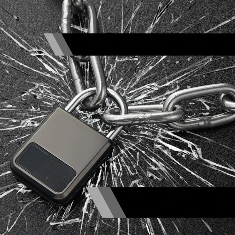Smart Fingerprint Padlock – Waterproof & Keyless Security Lock