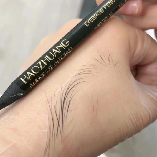 1pcs Long-Lasting Waterproof Eyebrow Pencil with Brush – Microblading Peel-Off Brow Pencil for Precise Shaping