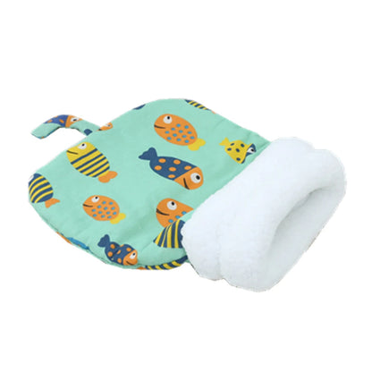 Cat Sleeping Bag Winter Soft Fluffy Thickened Pet Pocket Nest Bed Kitten Puppy Comfortable Warm Nest for Small Medium Dogs Cats