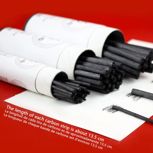 Vine Charcoal Medium Sketch Set – 25 pcs (Drawing / Shading / Blending)