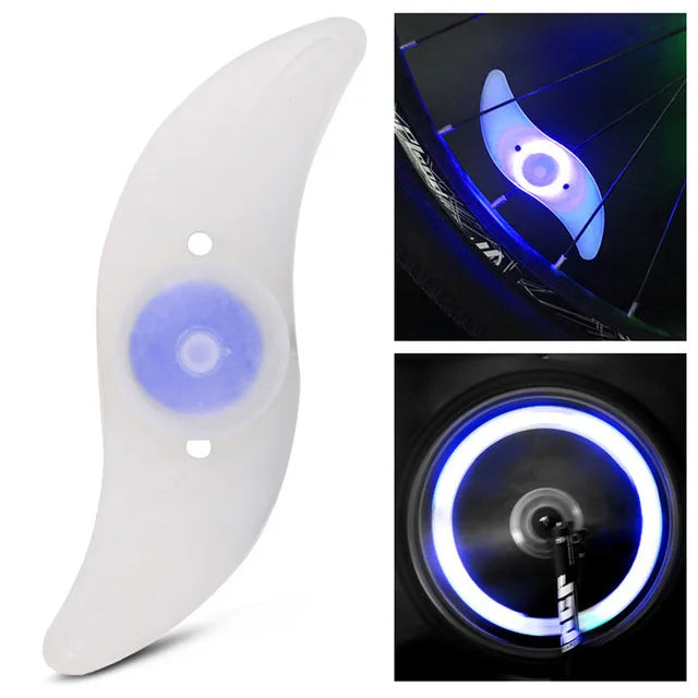 LED Bicycle Wheel Spoke Light Colorful Waterproof MTB Balance Bicycle Tyre Tire Flash Lights Warning Cycling Lamp