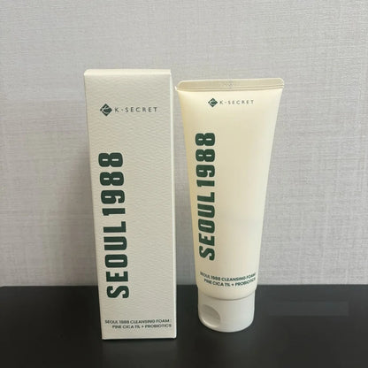 Conjunto de cuidados da pele coreano SEUL 1988 - Creme de olhos com retinol, sérum com ginseng e niacinamida, produto de limpeza, branqueia linhas finas e olheiras