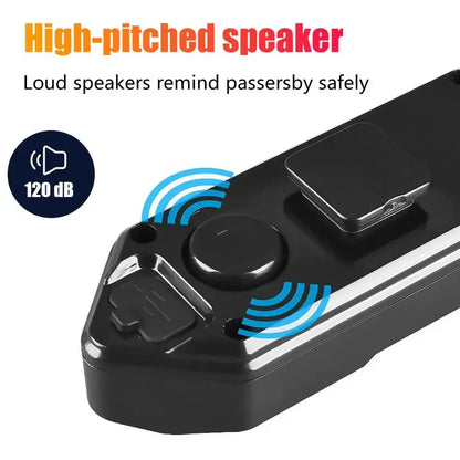 Bike Tail Light with Turn Signals Wireless Remote Control Led Bicycle Rear Light USB Rechargeable Safety Warning Cycling Lights