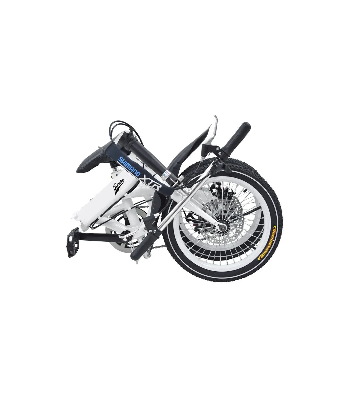 Foldable Bicycle,16" Wheel x 2.12 Cm, 7-Speed Transmission, Adjustable And Variable Speed