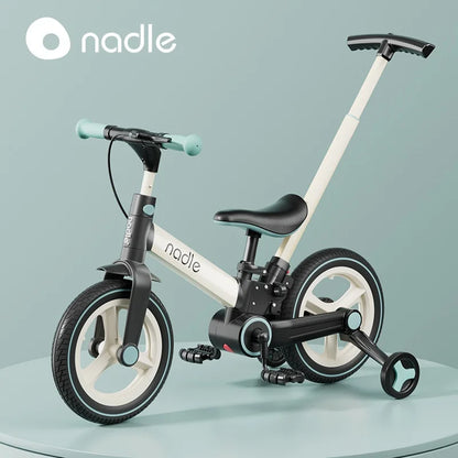 FJ Exquisite Durable And Lightweight Children's Bicycle Balance Bike 2-in-1 Multi Functional Foldable Baby Bicycle Sliding Bike