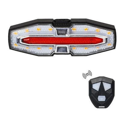 Bike Tail Light with Turn Signals Wireless Remote Control Led Bicycle Rear Light USB Rechargeable Safety Warning Cycling Lights