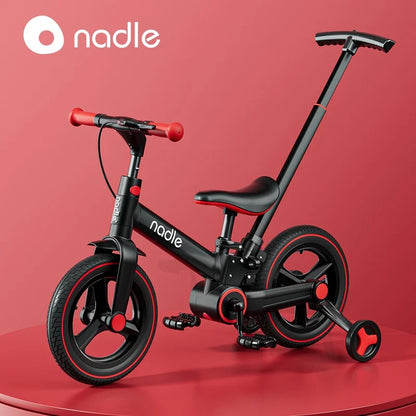 FJ Exquisite Durable And Lightweight Children's Bicycle Balance Bike 2-in-1 Multi Functional Foldable Baby Bicycle Sliding Bike