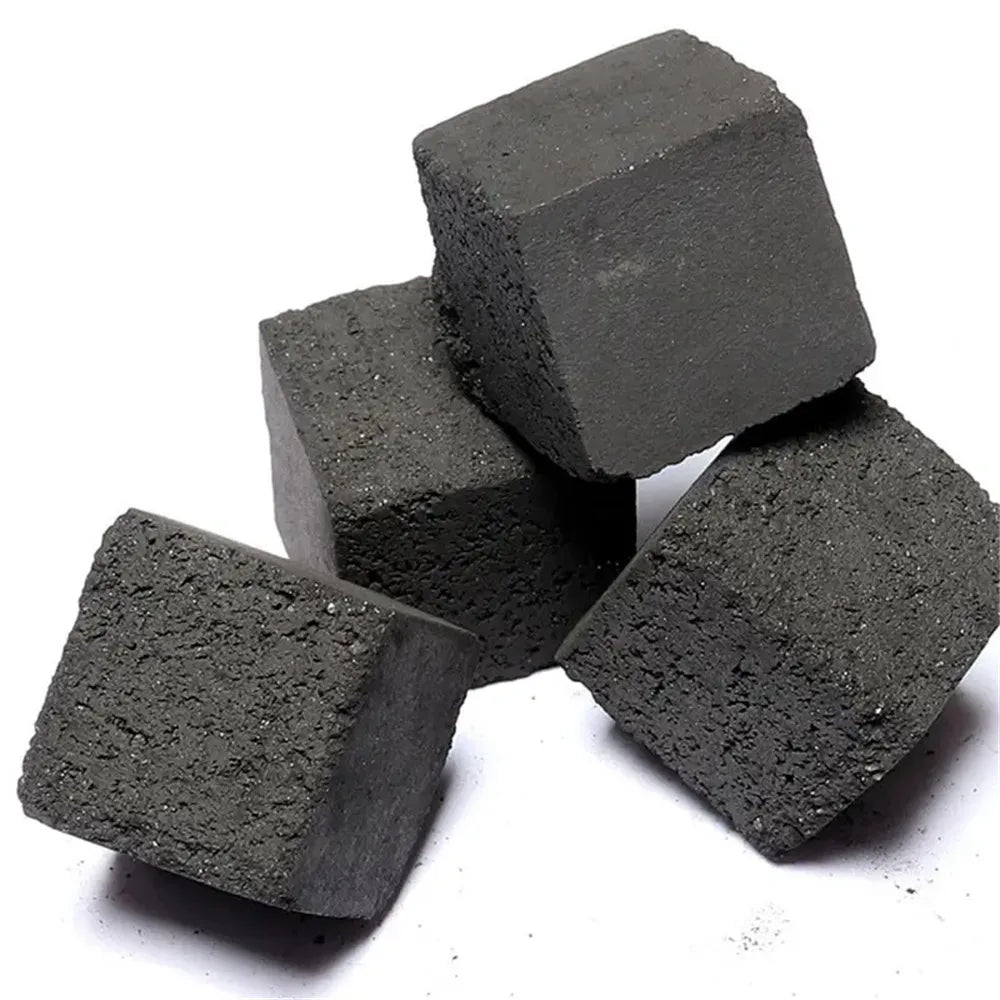 Yimi 72-Piece Coconut Shell Charcoal Cubes (25 mm) — Long-Burn, Low Ash Shisha / Hookah Coals
