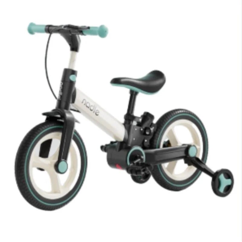FJ Exquisite Durable And Lightweight Children's Bicycle Balance Bike 2-in-1 Multi Functional Foldable Baby Bicycle Sliding Bike