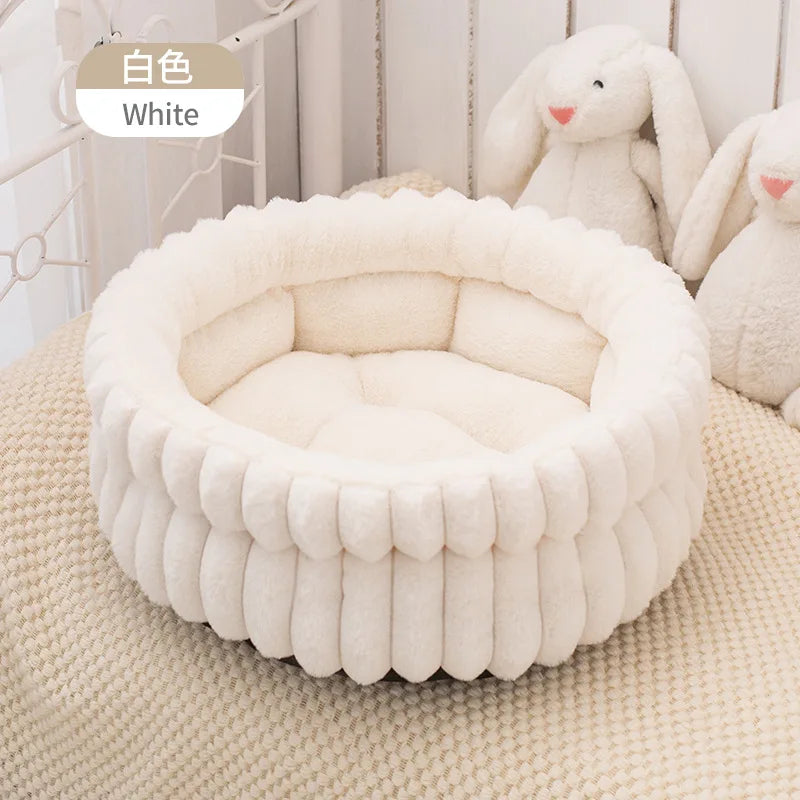 CozyHome Plush Pet Nest – Warm & Washable Cat & Dog Bed