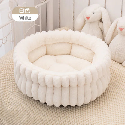 CozyHome Plush Pet Nest – Warm & Washable Cat & Dog Bed