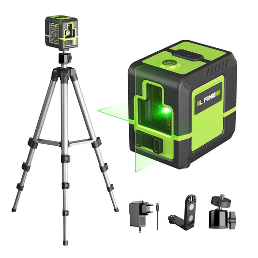 LFine 360° Self-Leveling Laser Level – Dual Line Professional Alignment Tool