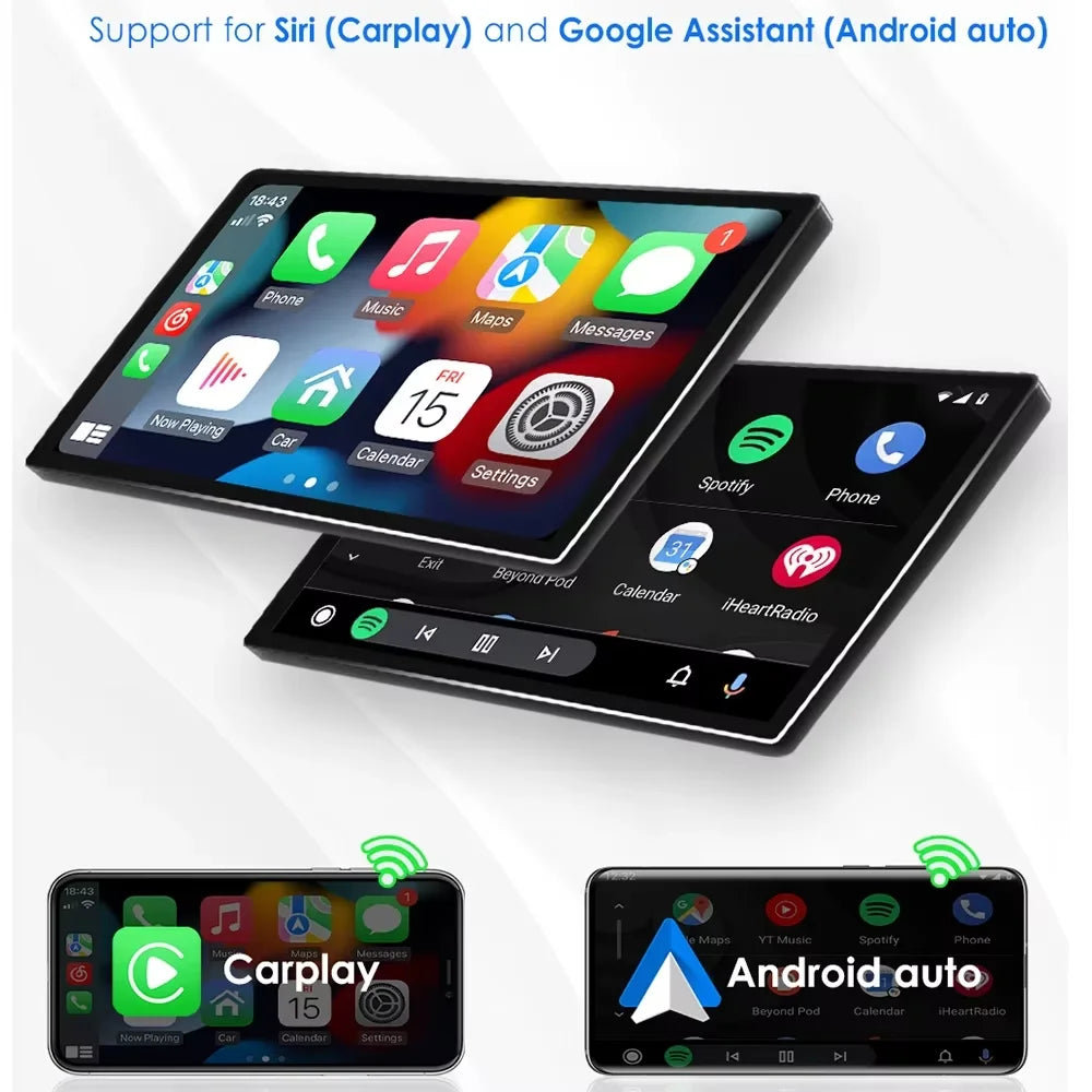Hizpo 2Din 9inch Android13 Car Radio for Hyundai i10 2007- 2013 BT 4G Auto CarPlay Navi GPS RDS DSP UI7862 Intelligent System