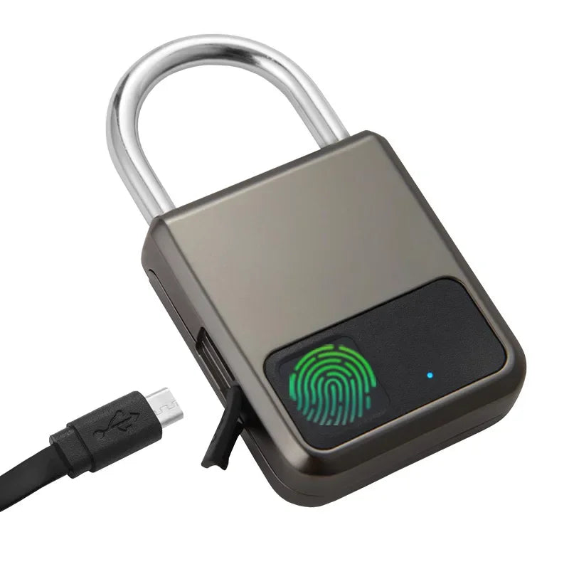 Smart Fingerprint Padlock – Waterproof & Keyless Security Lock