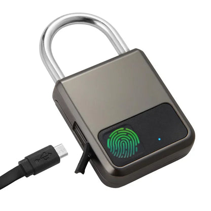 Smart Fingerprint Padlock – Waterproof & Keyless Security Lock