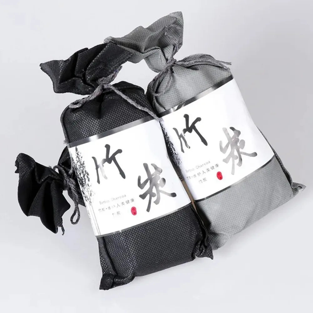 70g Bamboo Charcoal Air Purifying Bag – Natural Odor Absorber for Home, Car, and Closet