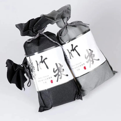 70g Bamboo Charcoal Air Purifying Bag – Natural Odor Absorber for Home, Car, and Closet