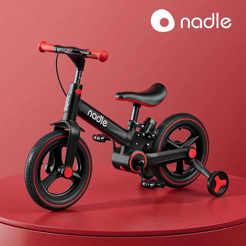 FJ Exquisite Durable And Lightweight Children's Bicycle Balance Bike 2-in-1 Multi Functional Foldable Baby Bicycle Sliding Bike