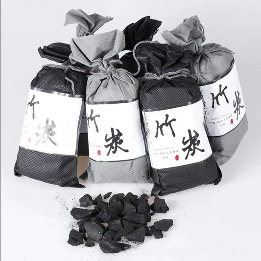 70g Bamboo Charcoal Air Purifying Bag – Natural Odor Absorber for Home, Car, and Closet