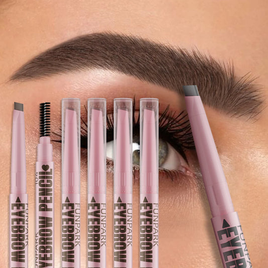 2-in-1 Professional Waterproof Eyebrow Pencil – Dual-Tip Precision for Natural, Long-Lasting Brows