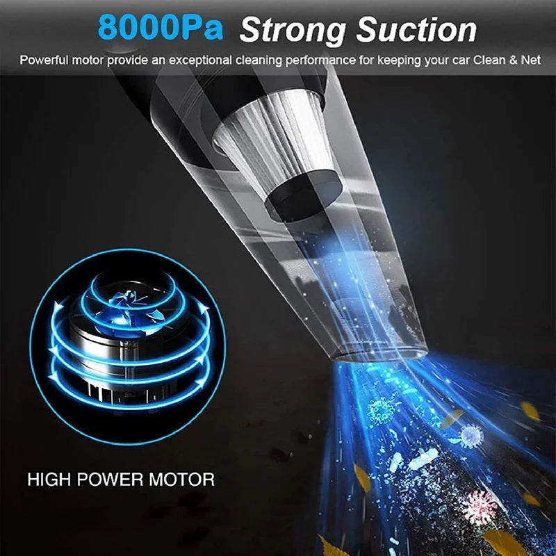 12V Portable Handheld Car Vacuum Cleaner