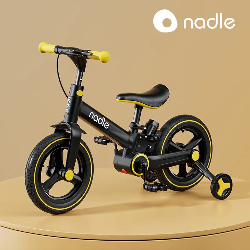 FJ Exquisite Durable And Lightweight Children's Bicycle Balance Bike 2-in-1 Multi Functional Foldable Baby Bicycle Sliding Bike