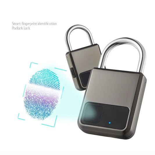 Smart Fingerprint Padlock – Waterproof & Keyless Security Lock
