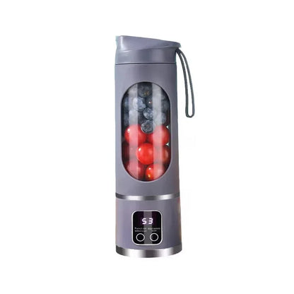 Portable 8-Blade Rechargeable Blender Juicer Cup – USB-C Powered, 380ml Capacity, Compact & Stylish