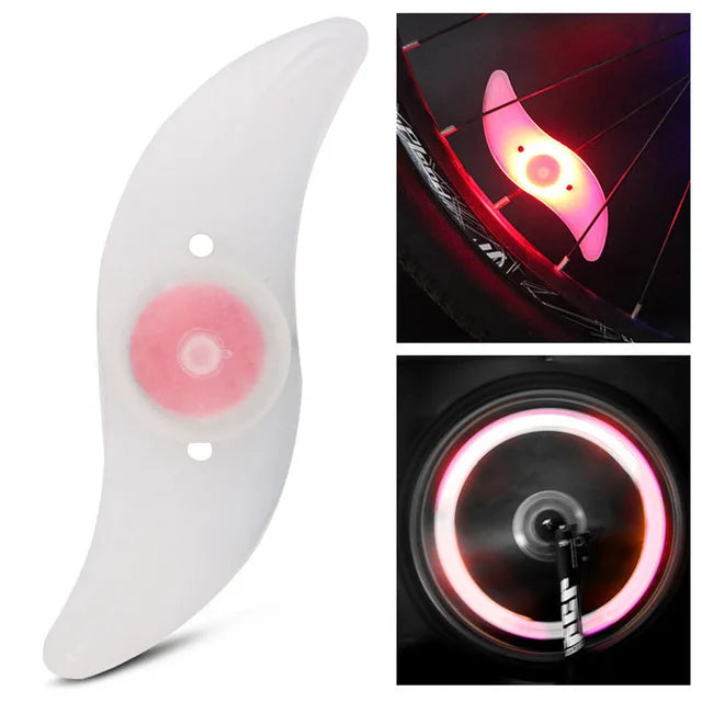 LED Bicycle Wheel Spoke Light Colorful Waterproof MTB Balance Bicycle Tyre Tire Flash Lights Warning Cycling Lamp